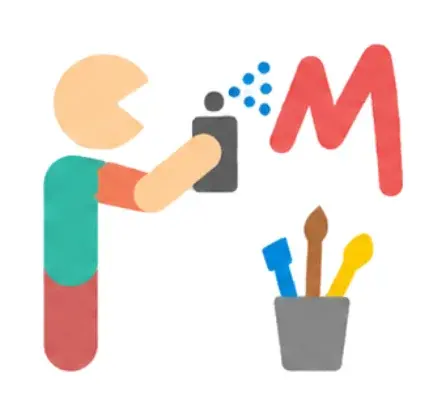 Illustration: Person sprüht ein Graffiti