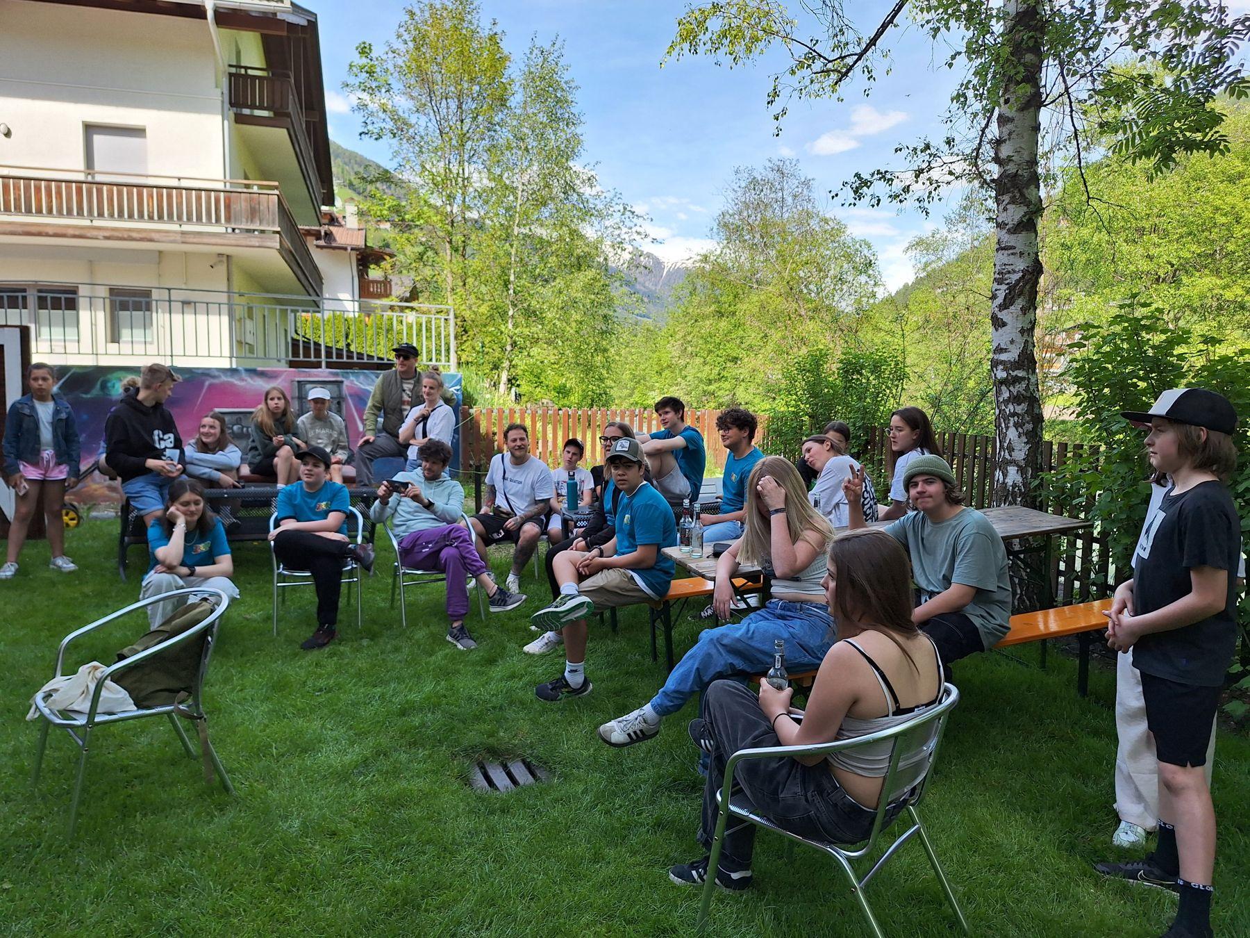 Sommerfest im Garten des Jugendzentrums