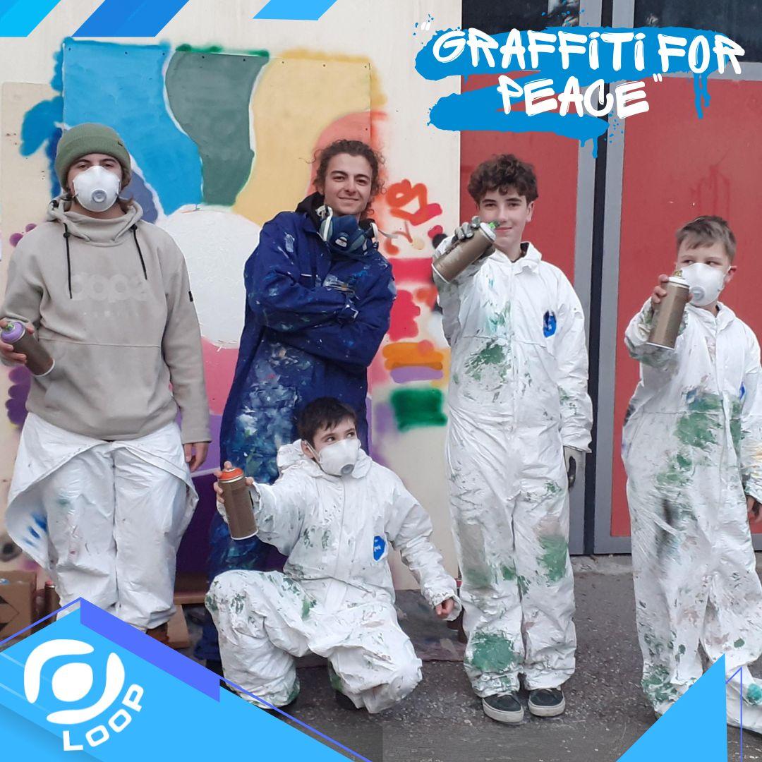 Graffiti for Peace, das Ergebnis kann sich sehen lassen.